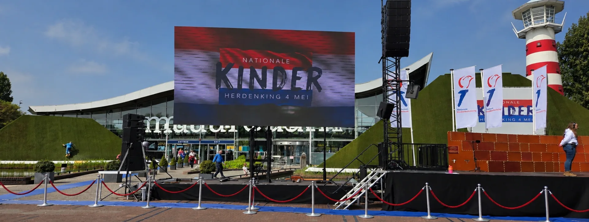 Nationale Kinderherdenking bij Madurodam in Den Haag