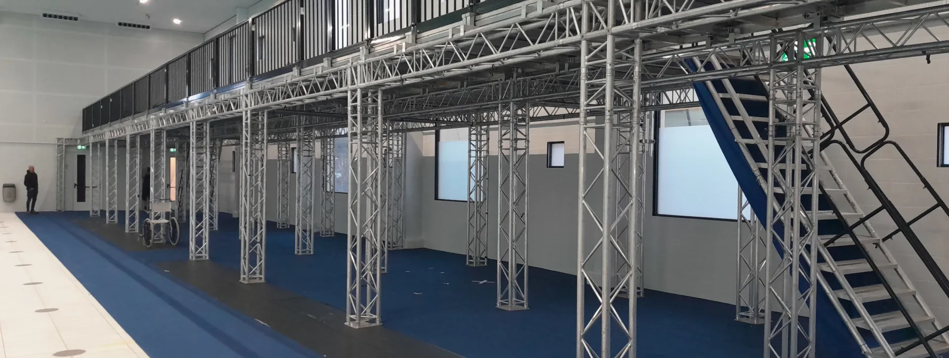 Trussconstructie van Stage & Drapes Support