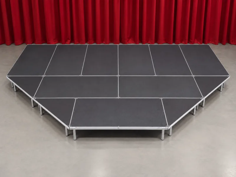 Trapezium podium in theater Rotterdam